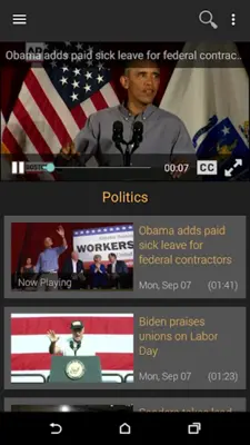 WP Video android App screenshot 4